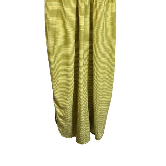Prana Ayla Dress Green Yellow Stripe Med - Picture 6 of 12
